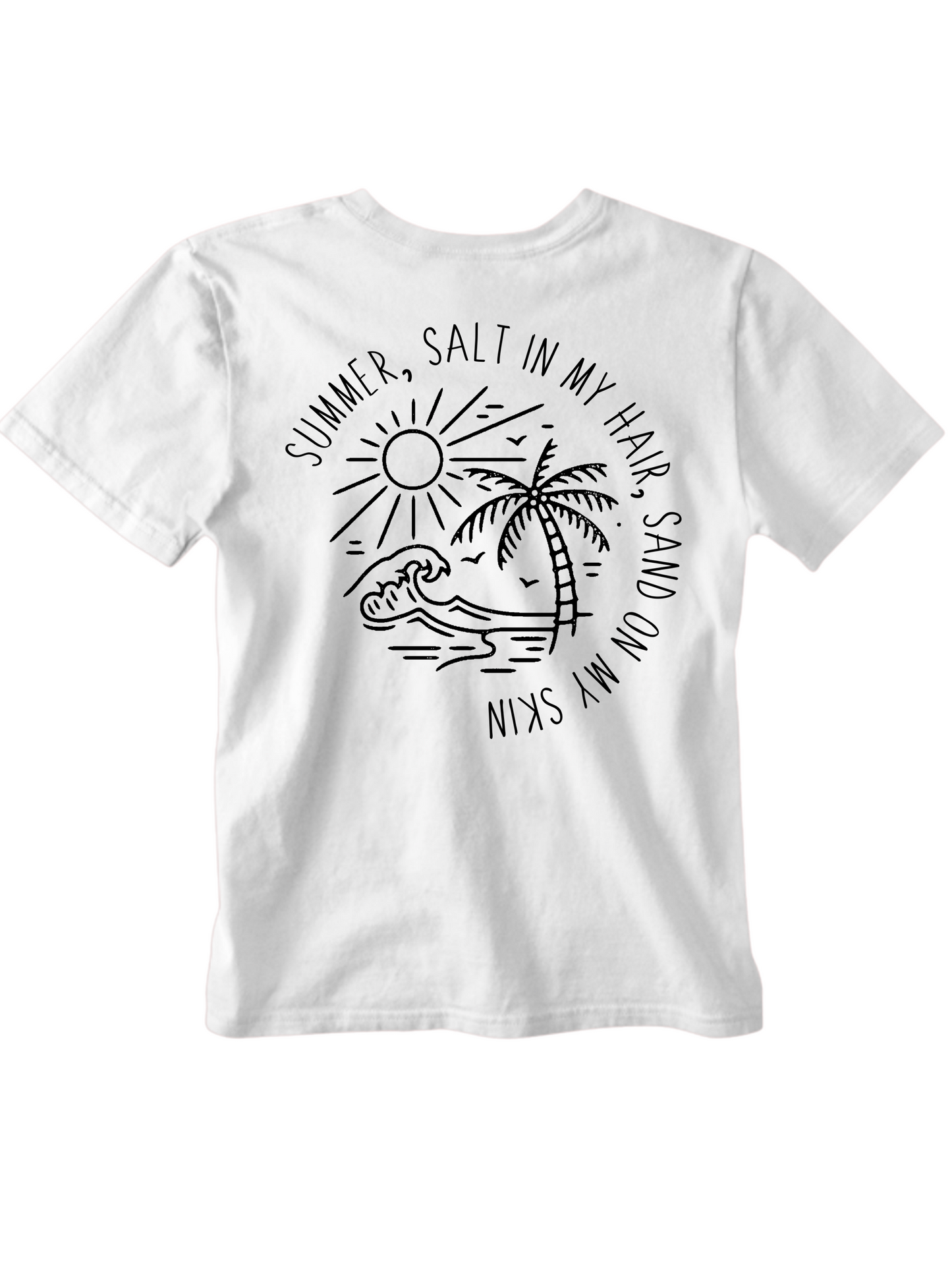 SUMMER, SALT IN THE HAIR. TEE