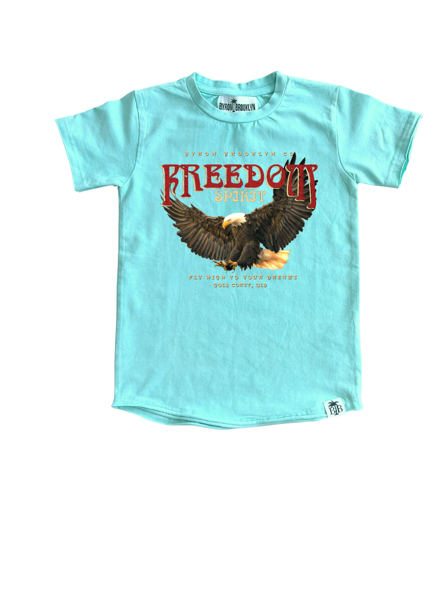 FREEDOM SPIRIT - EAGLE ( SEA BLUE ACID WASH)