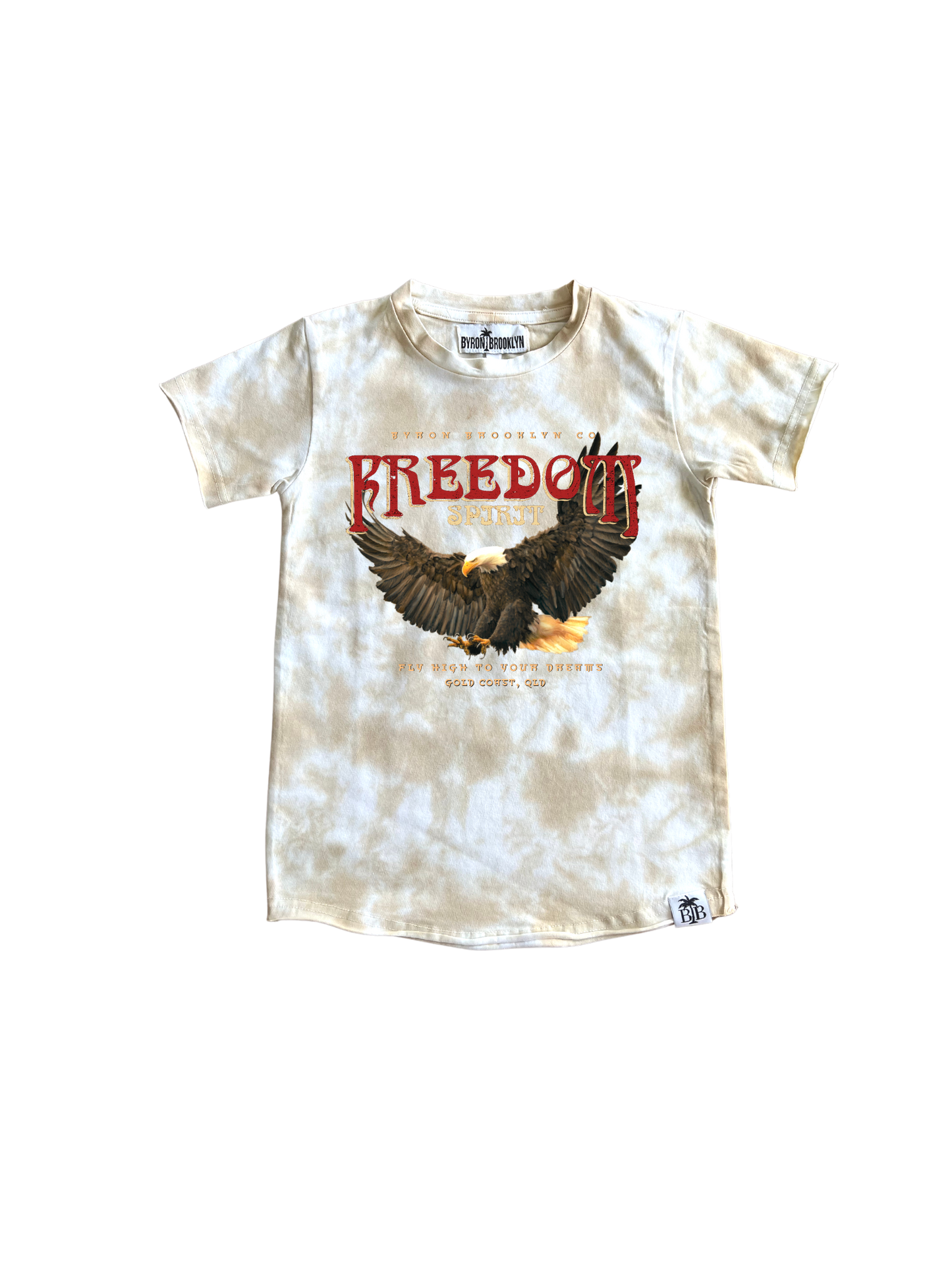 FREEDOM SPIRIT - EAGLE  (SANDY BEACH TIE DYE)