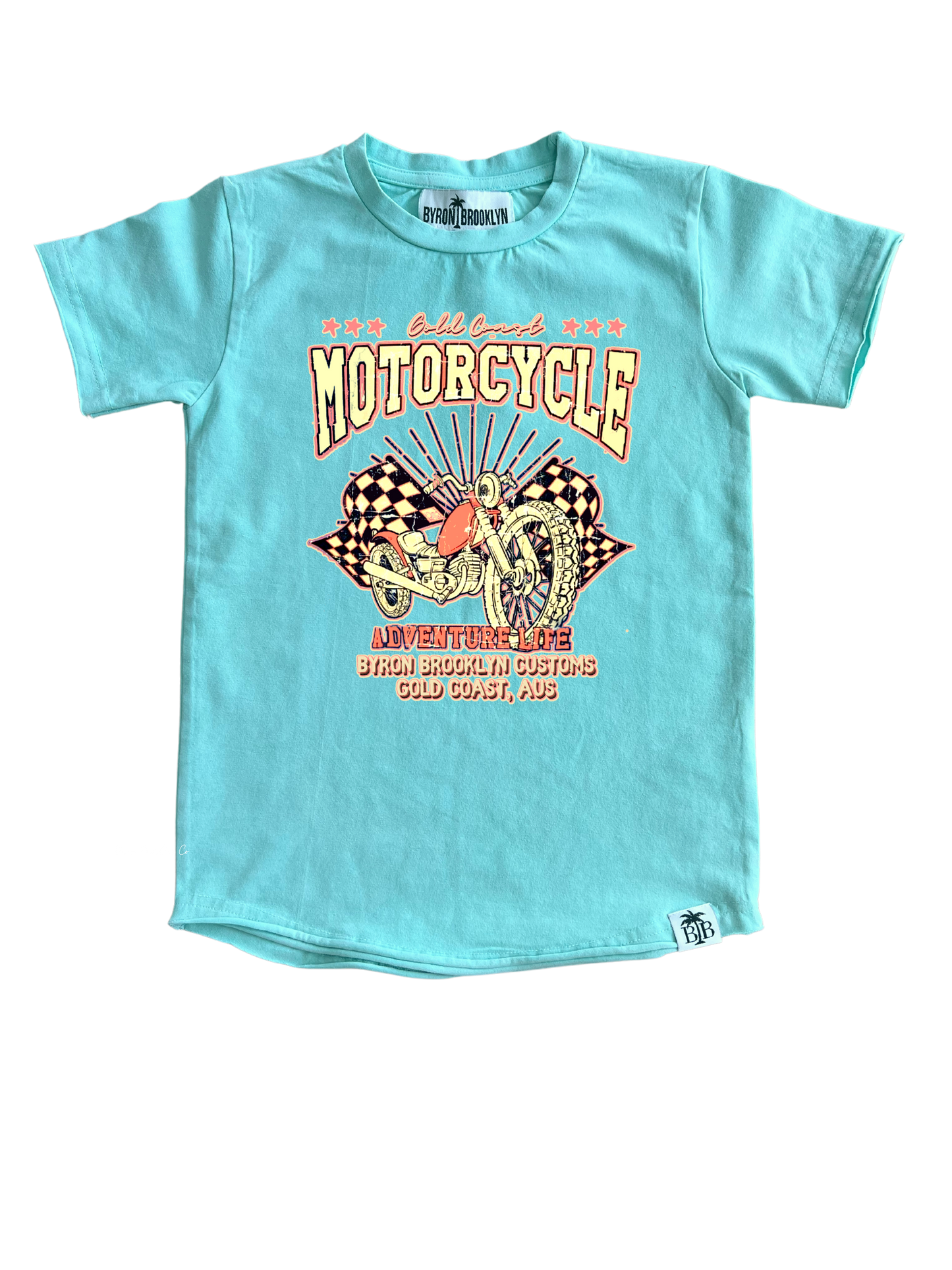 MOTORCYCLE ( SEA BLUE ACID WASH)