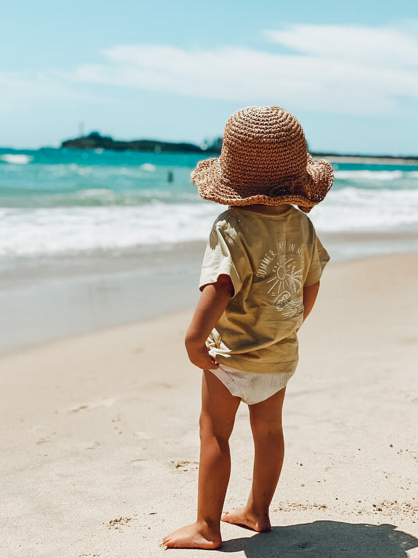 SUMMER, SALT IN THE HAIR. TEE