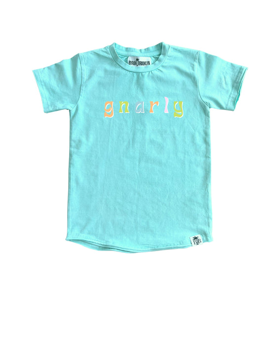 GNARLY- ( SEA BLUE ACID WASH)