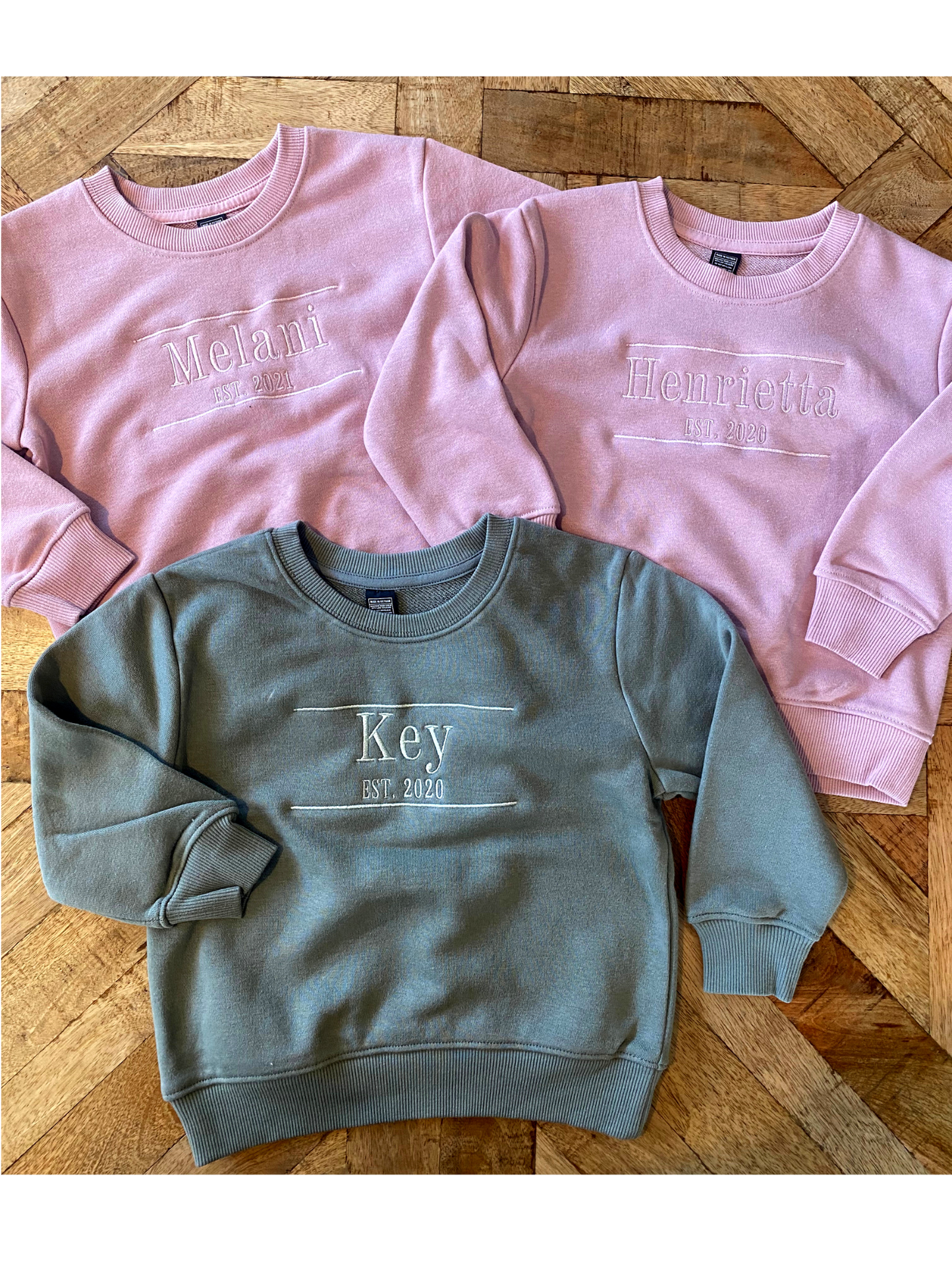 Personalised Crew Neck Sweater ( Kids)